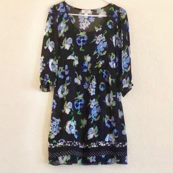Loft Floral Dress size XSP - Picture 1 of 8